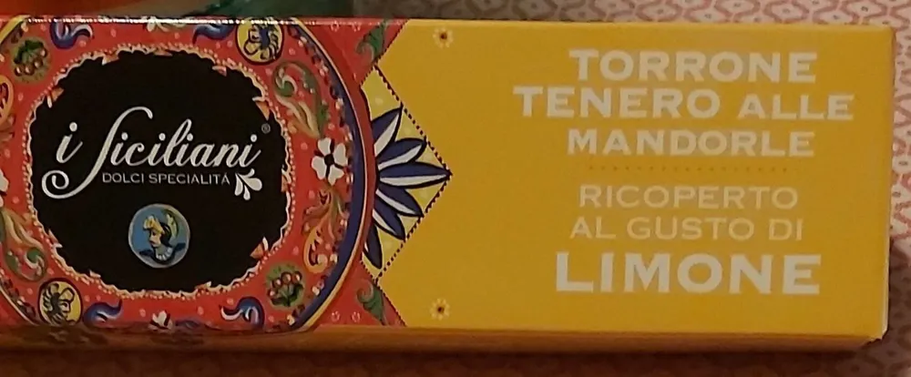 Torrone tenero mandorle limone
