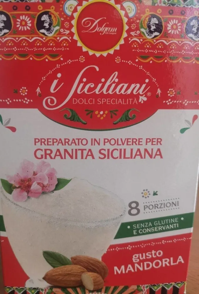 Preparato in polvere per granita siciliana