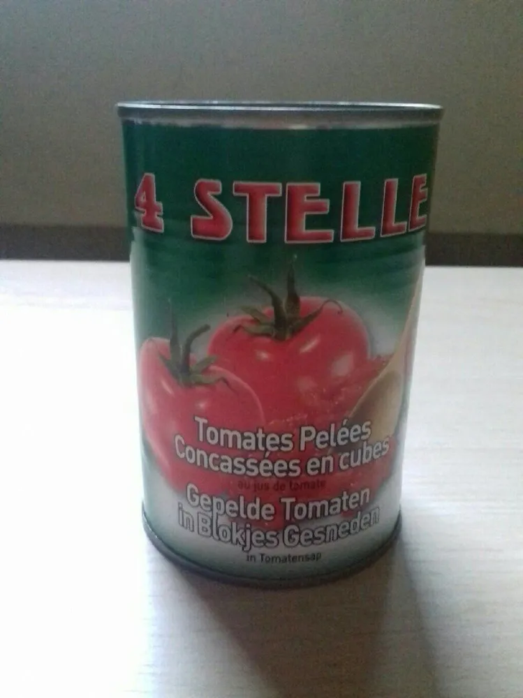 Tomates pelées concassées en cubes