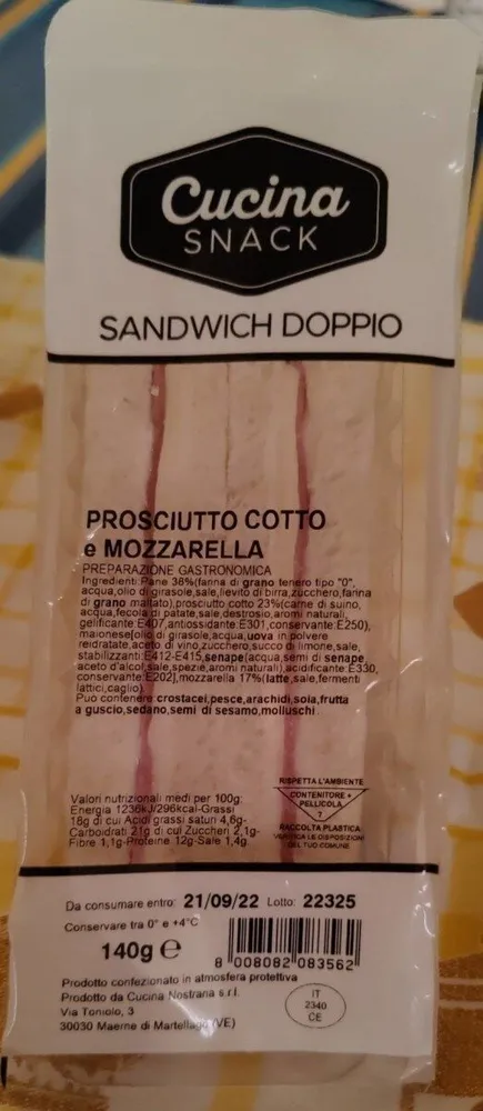 Sandwich doppio