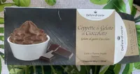 coppetto di gelato al cioccolato
