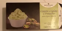 Coppette di gelato di pistacchio