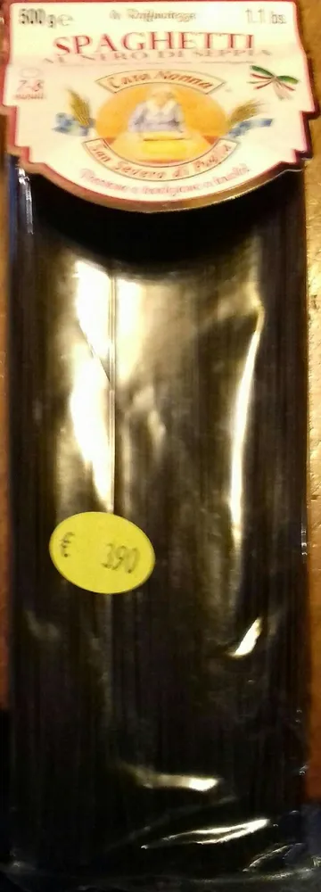 Cara Nonna Spaghetti Nero Di Seppia (500g Packung)
