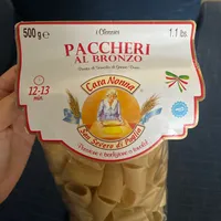 Paccheri Al bronzo