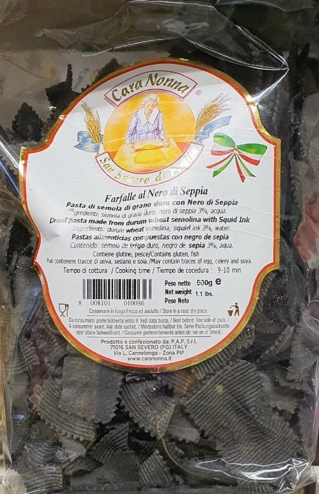 Farfalle Nero di Seppia