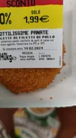 Sottilissime cotolette di filetto di pollo