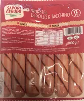 Wütstel di pollo e tacchino