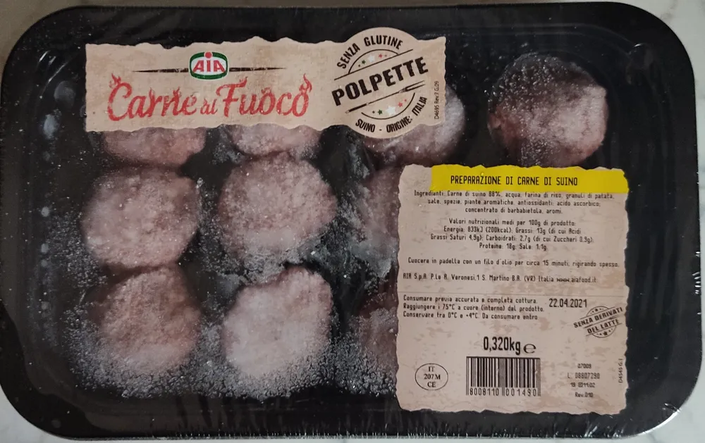 Polpette carne al fuoco