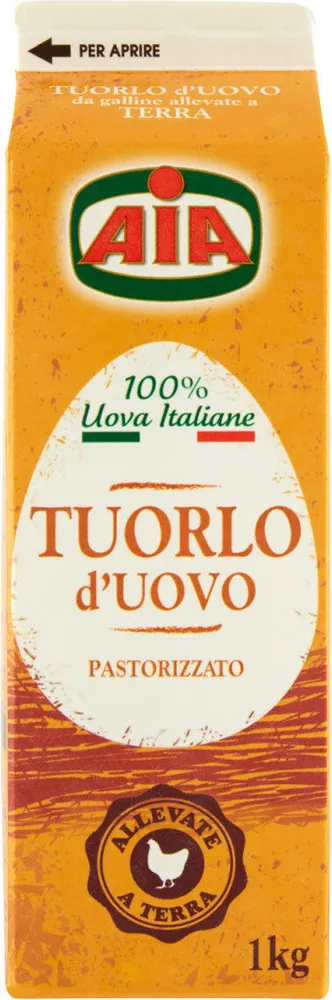 Tuorlo d'uovo pastorizzato