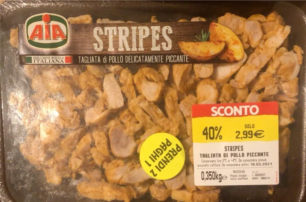 Tagliata di pollo piccante