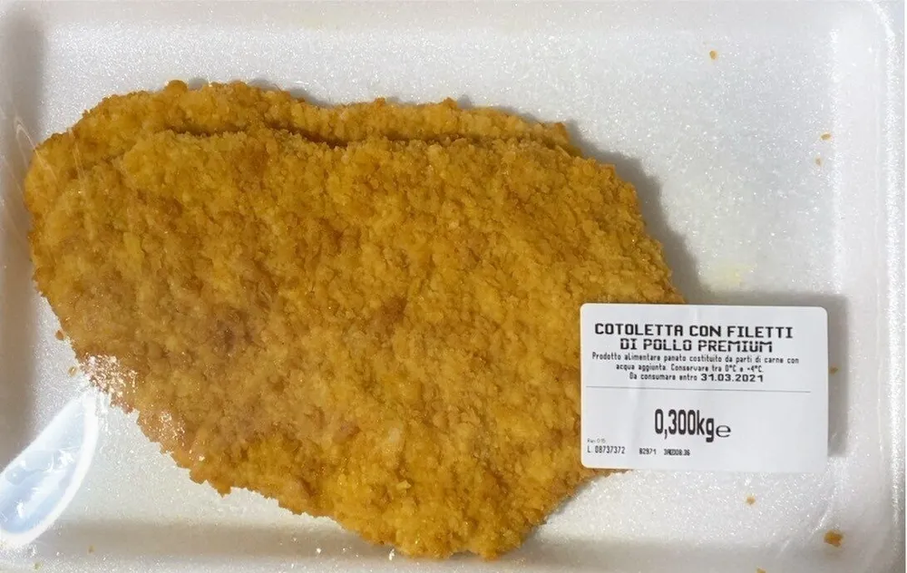 Cotoletta con filetti di pollo premium