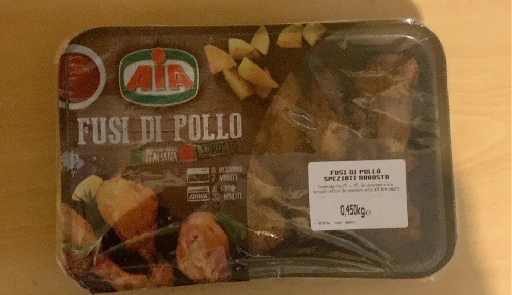 Fusi di pollo arrosto