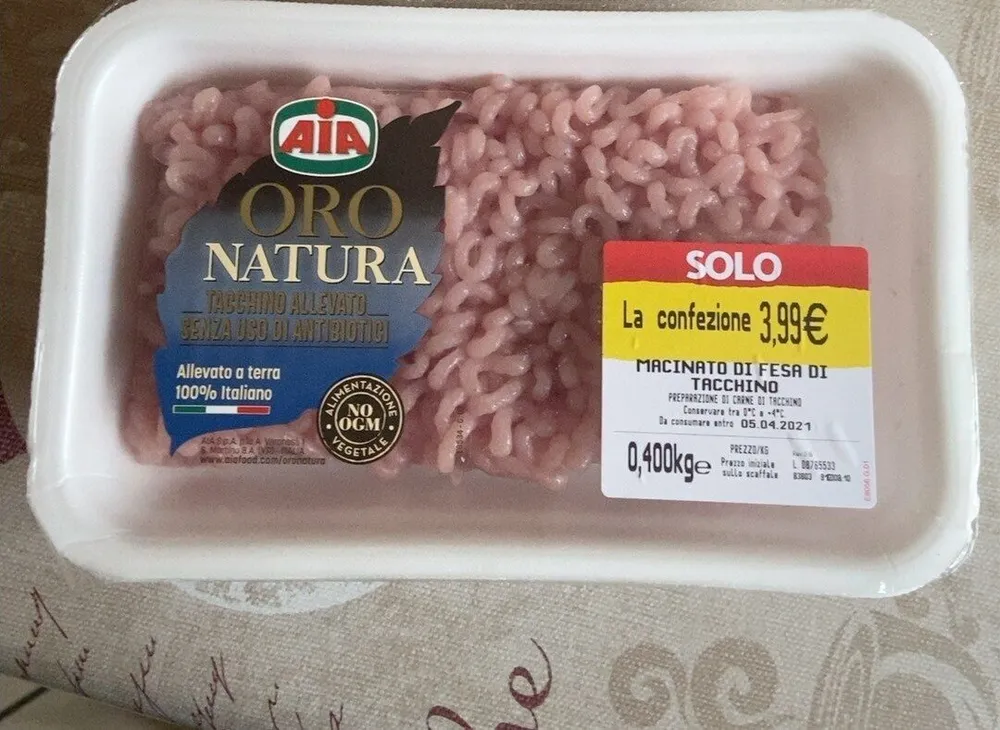 Macinato fesa tacchino