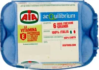 Aequilibrium uova fresche grandi da galline allevate a terra