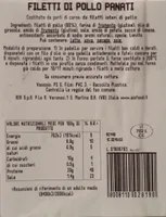 Filetti di pollo panati