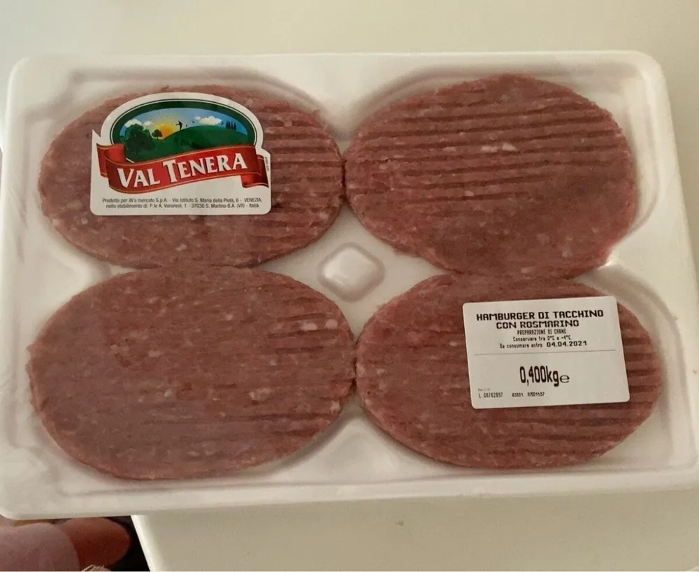 Hamburger di tacchino con rosmarino