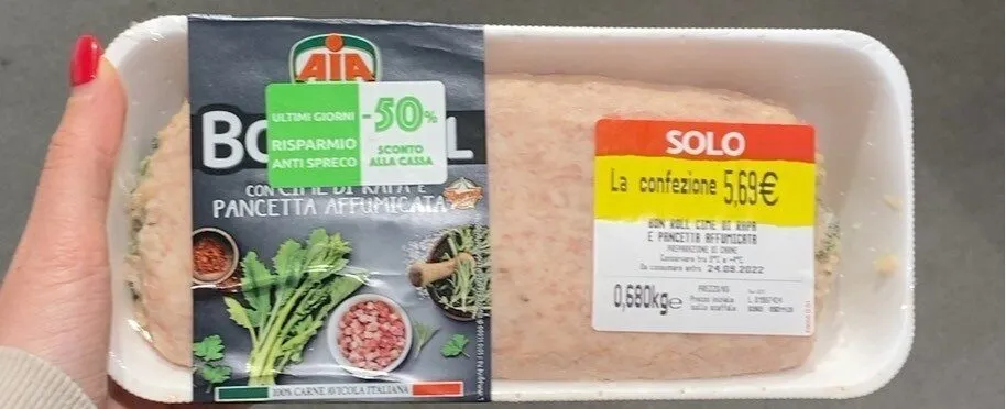 Bon roll cime di rapa e pancetta affumicata
