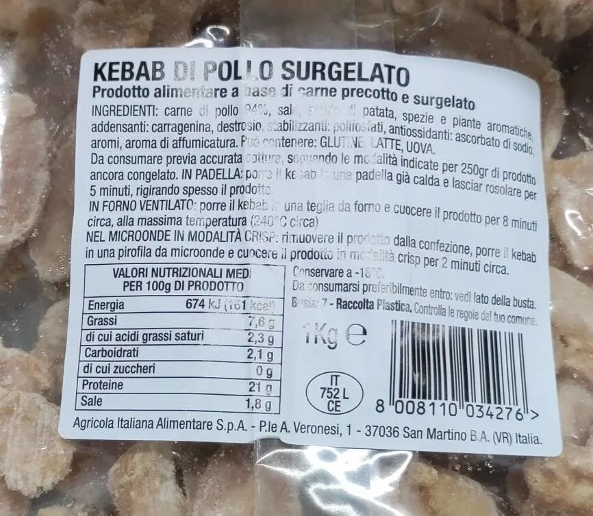 Kebab di pollo