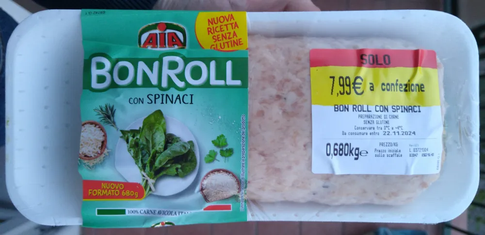 Bonroll con spinaci