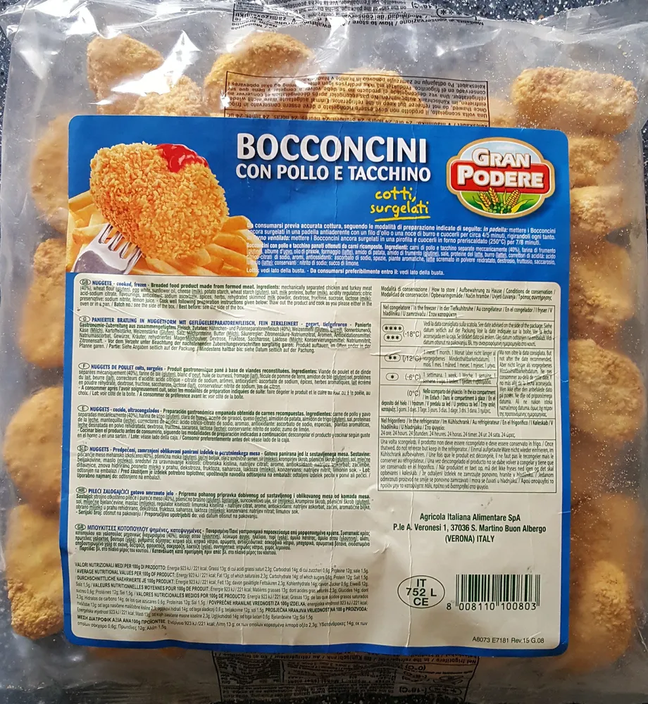 Bocconcini con pollo e tacchino
