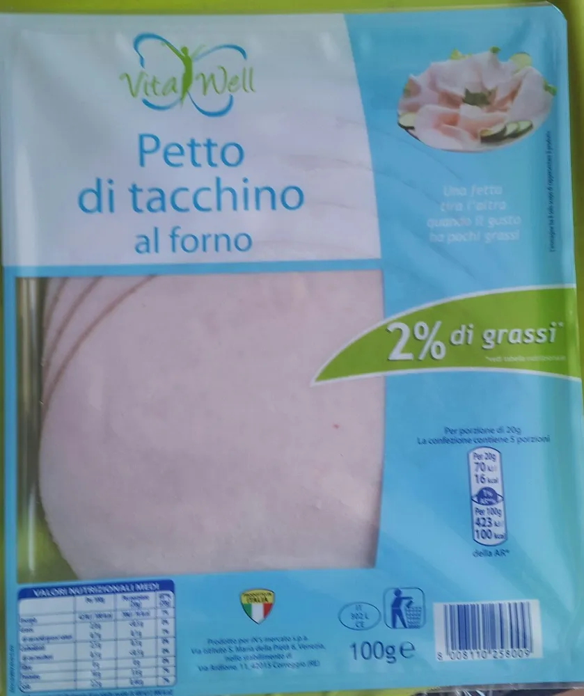 petto di tacchino al forno