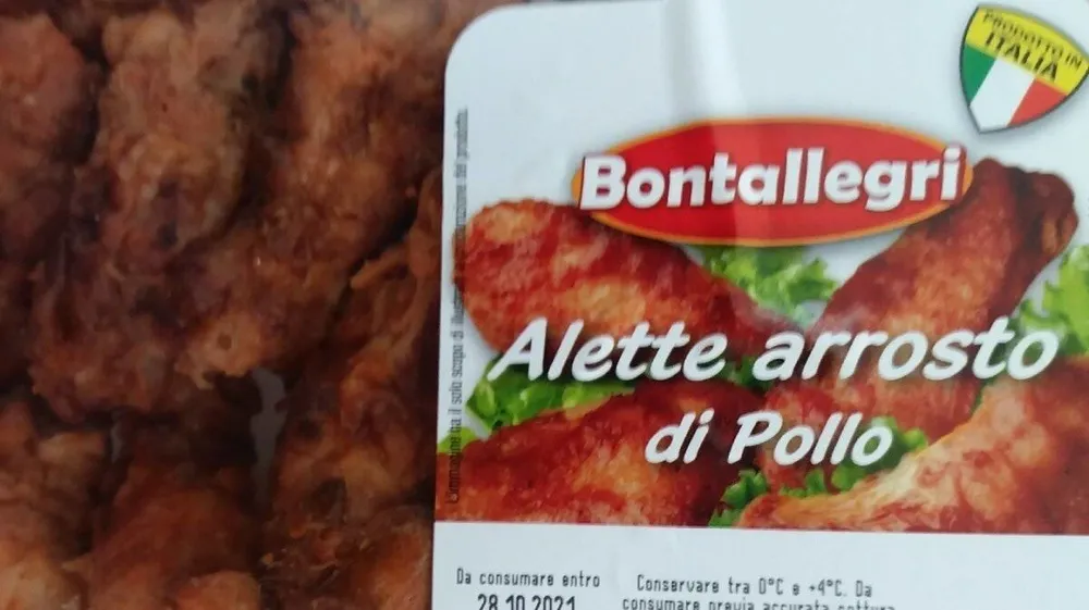 Pollo ali arrosto