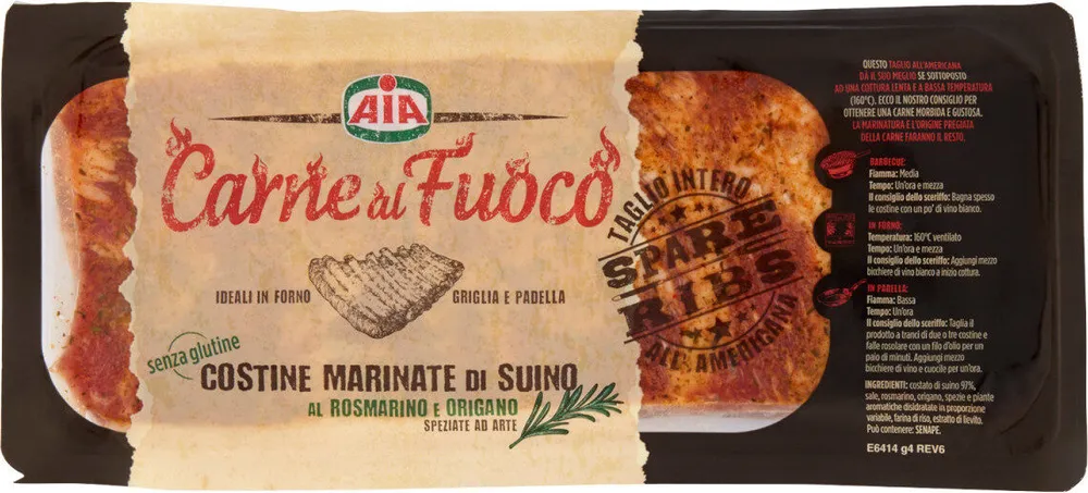 Carne al fuoco -  Costine di suino al rosmarino e origano