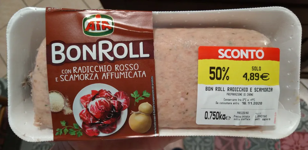 Bon roll radicchio e scamorza