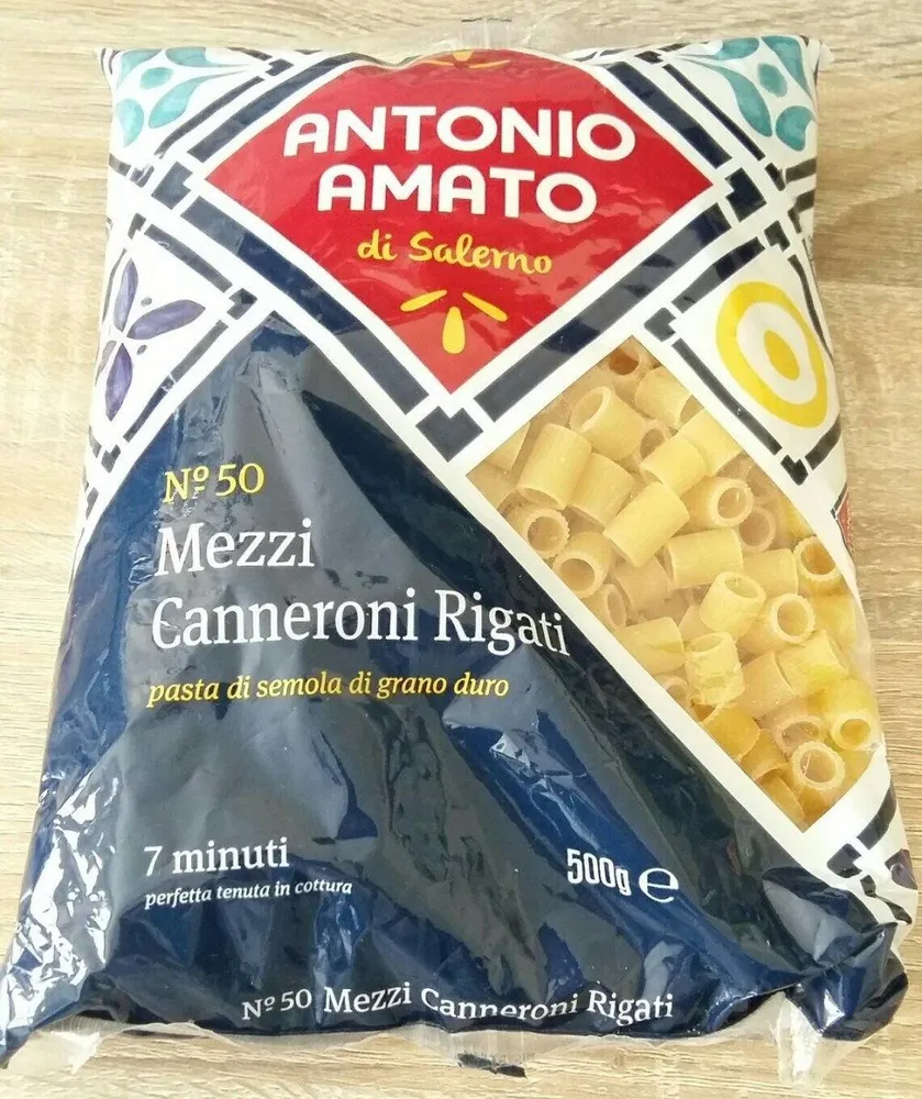 Pâtes Mezzi Canneroni Rigati