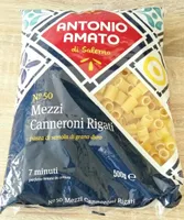 Pâtes Mezzi Canneroni Rigati