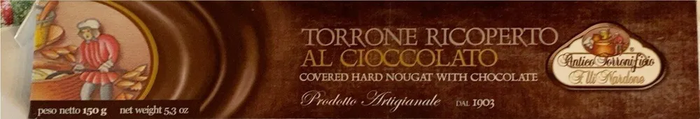 Torrone ricoperto al cioccolato