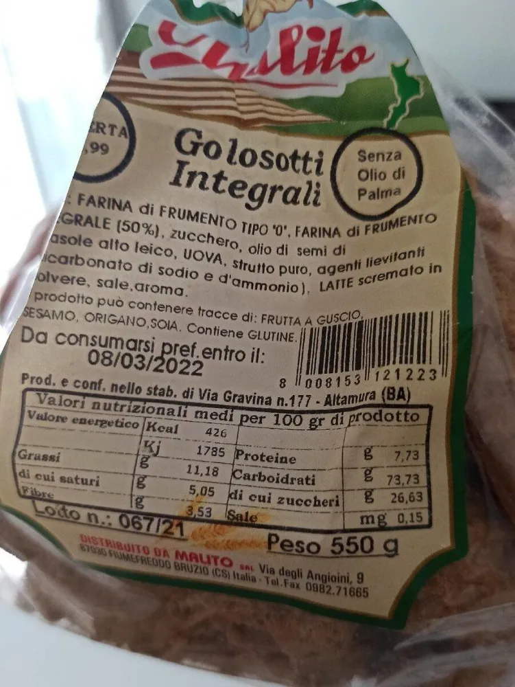 Golosotti integrali
