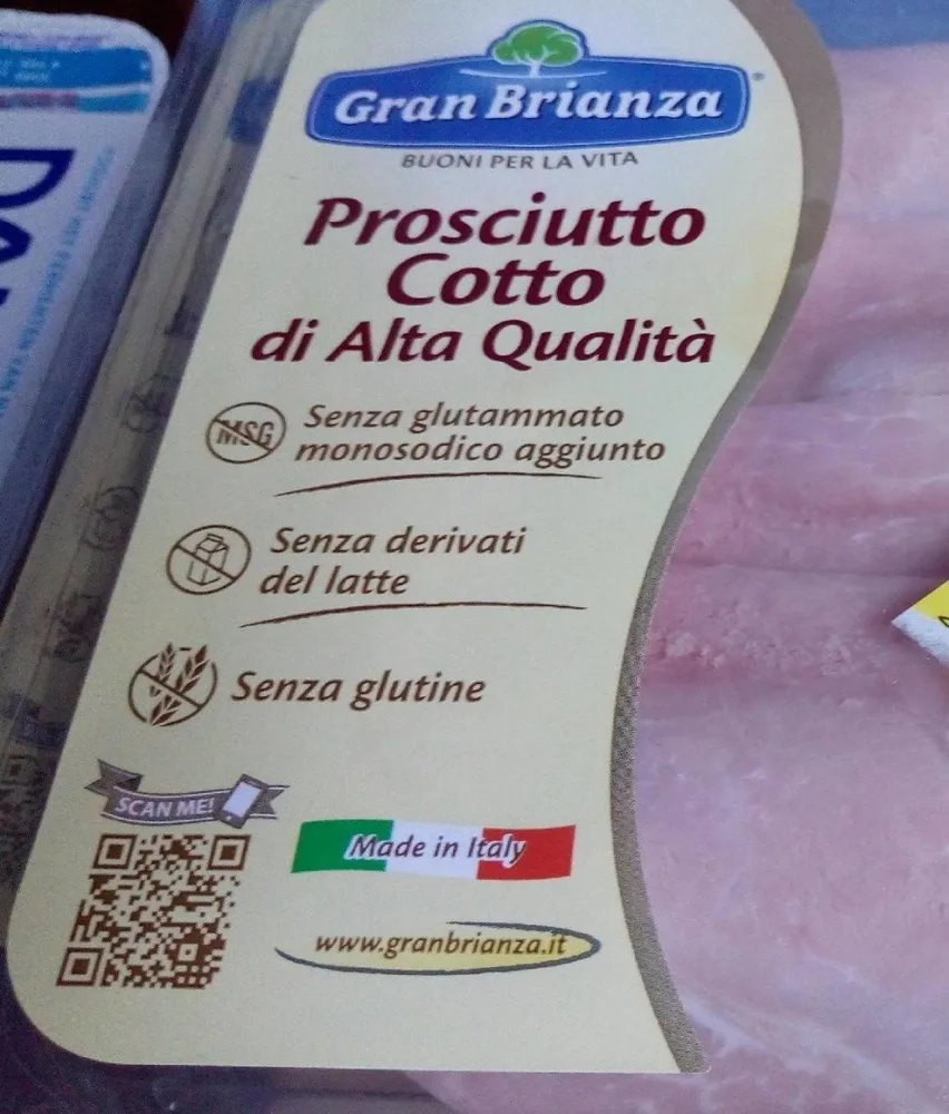 Prosciutto cotto di alta qualita