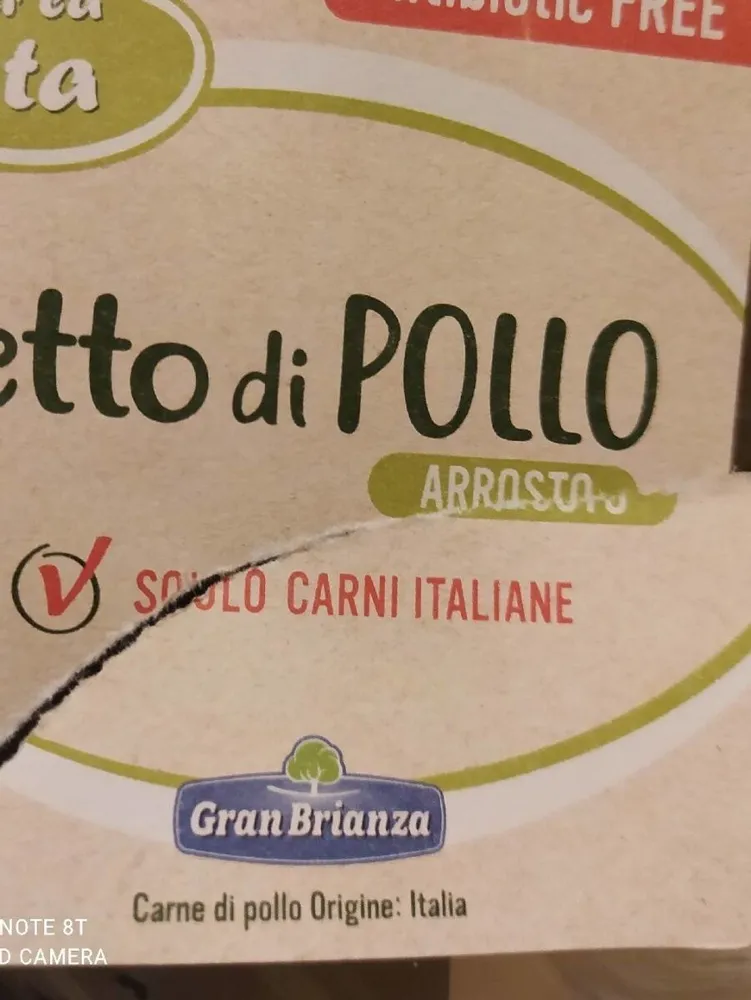 Pollo arrosto antibiotico free