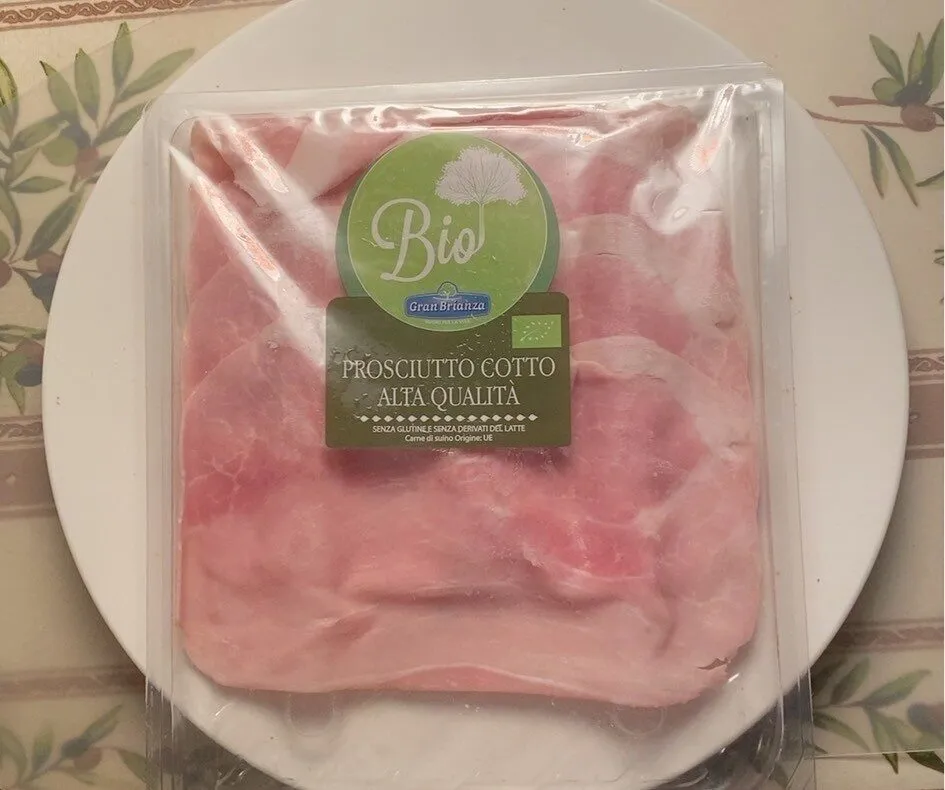 Prosciutto cotto alta qualita bio