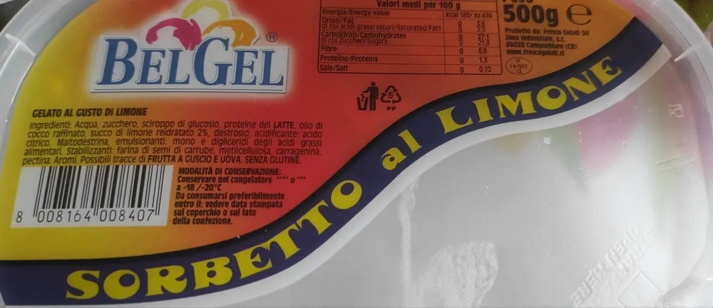 Sorbetto al Limone