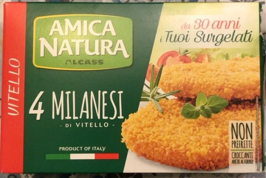 4 milanesi di vitello