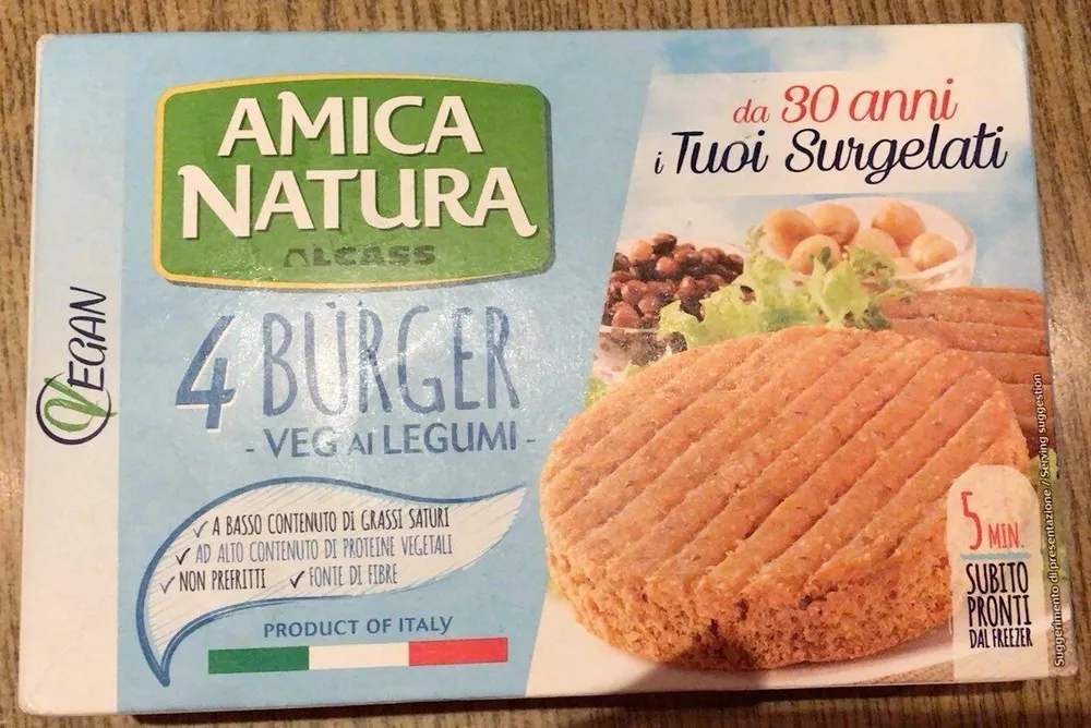 Burger veg ai legumi