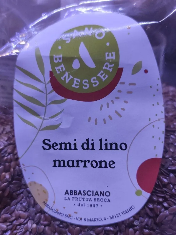Semi di lino marrone