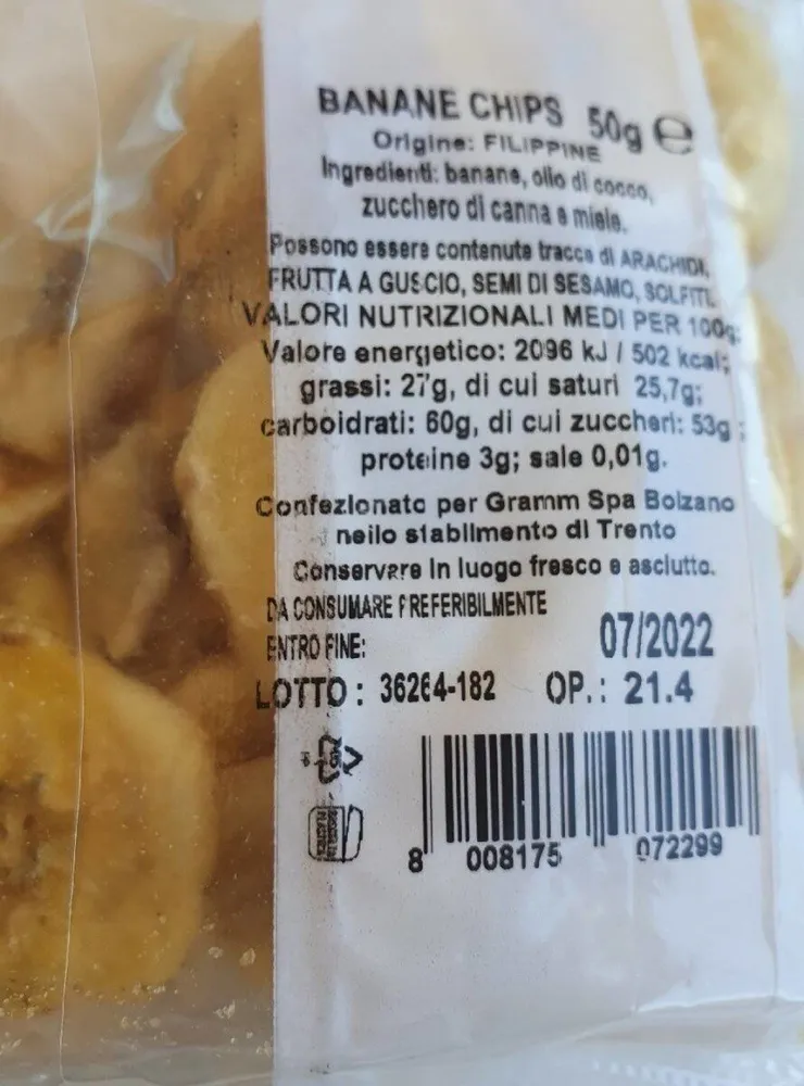 Banane chips
