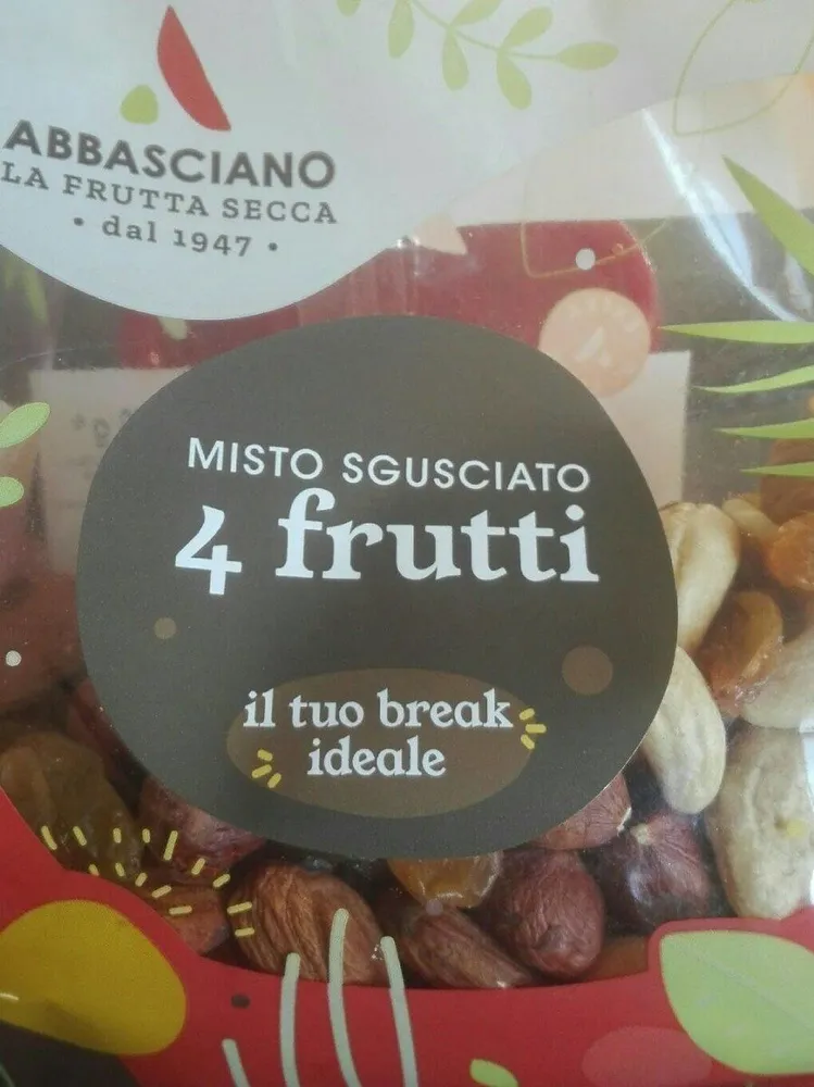 Misto sgusciate 4 frutti