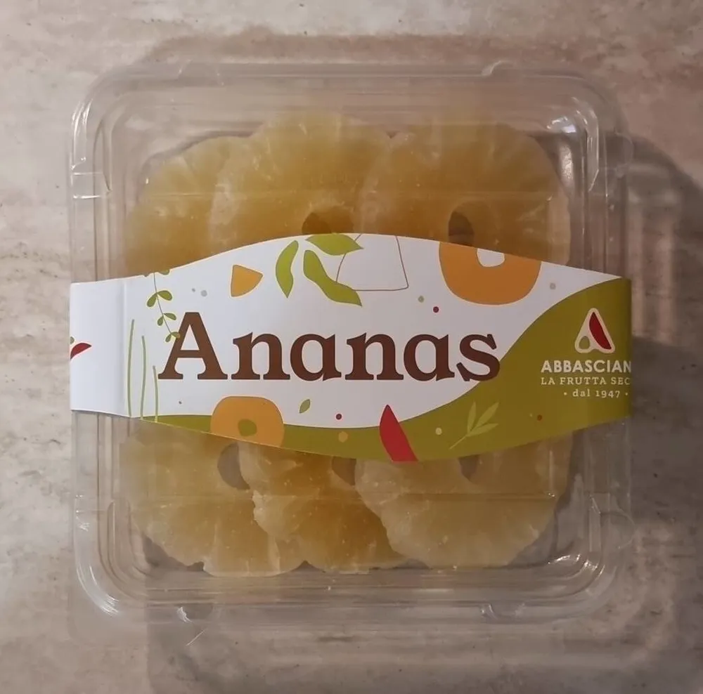Ananas disidratato a fette