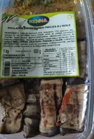 Roulades d'aubergines farcies à l'huile