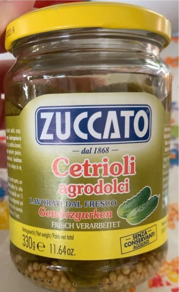 Cetrioli agrodolci