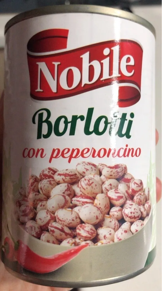 Fagioli borlotti con peperoncino