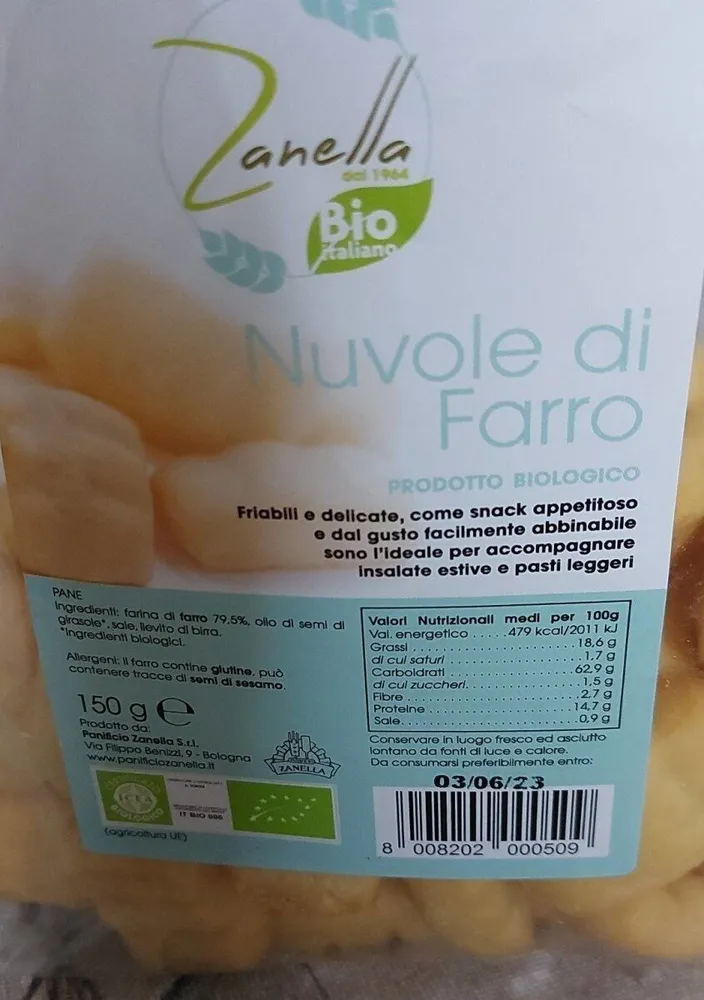 Nuvole di farro bio