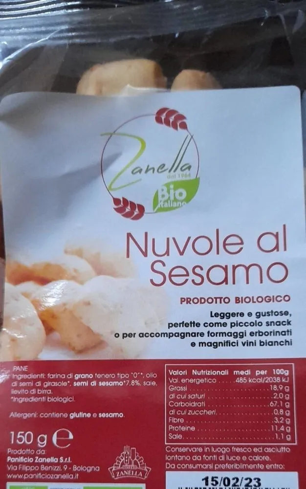 Nuvole al sesamo