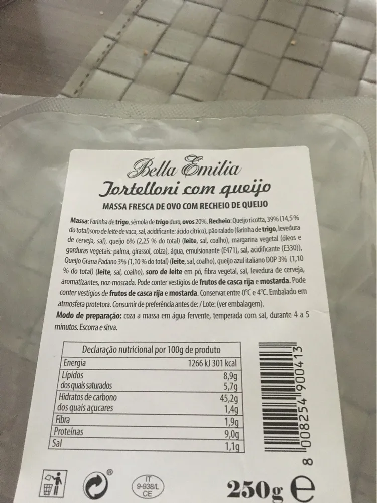Tortelloni au fromage