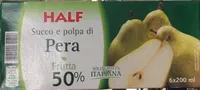 Succo e polpa di pera