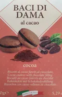 Baci Di dama Al cacao